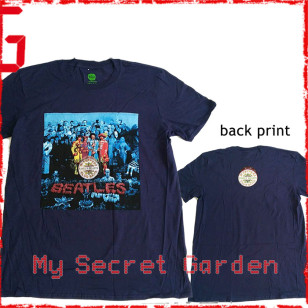 The Beatles - Sgt Pepper Blue Official Fitted Jersey T Shirt ( Men L ) ***READY TO SHIP from Hong Kong***